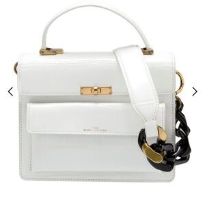 Marc Jacobs The Uptown Croc-Embossed Leather Bag